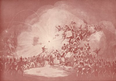 Stormningen av Ciudad Rodrigo, 19 januari 1813, 1813 1909 av Thomas Sutherland
