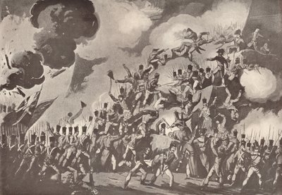 Stormningen av St. Sebastian, 31 augusti 1813, 1909 av Thomas Sutherland