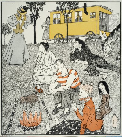 En återförening. / Åh Puzzi, jag måste hitta dig så här! av Thomas Theodor Heine