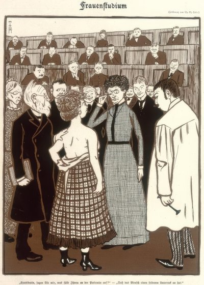 Kvinnostudier av Thomas Theodor Heine