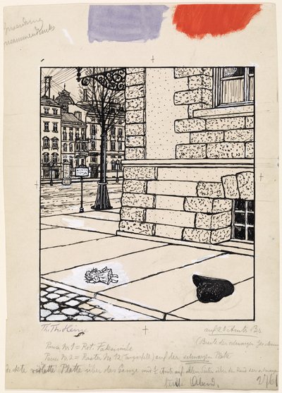 Efter gatudemonstrationen; Simplicissimus XIV/52 av Thomas Theodor Heine