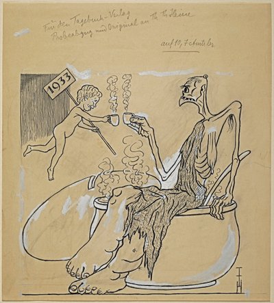 Gott nytt år 1933 av Thomas Theodor Heine