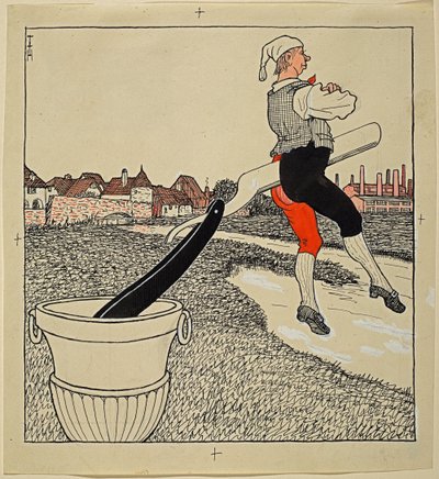 Ren skilsmässa, Simplicissimus XXV/9 av Thomas Theodor Heine
