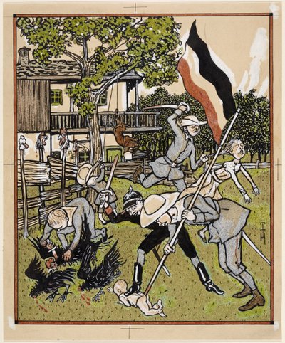 Som de gamla sjöng; Simplicissimus V/22 av Thomas Theodor Heine