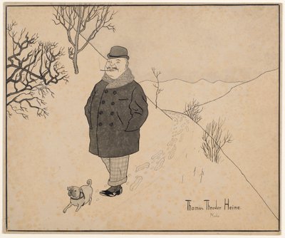 Winterspaziergang av Thomas Theodor Heine