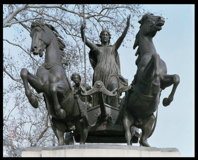 Boadicea, 1850-talet (brons) (se även 33580) av Thomas Thornycroft