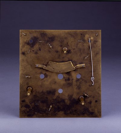 Detalj av en slående miniatyrklocka, nr. 222, ca 1695 av Thomas Tompion