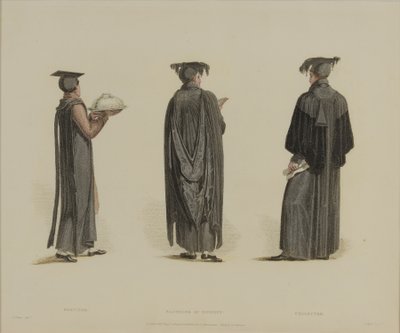 Servitor, Bachelor of Divinity, Collector, graverad av J. Agar, publicerad i R. Ackermann