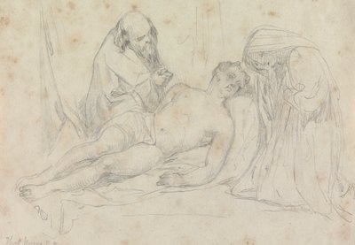 The Death of - uppsättning av William Etty R.A. av Thomas Uwins