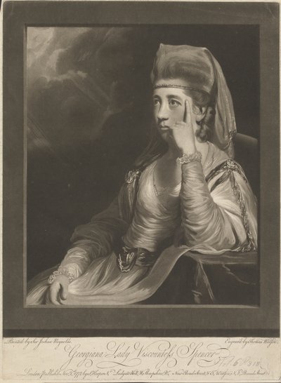 Margaret Georgiana Spencer (född Poyntz), grevinna Spencer av Thomas Watson