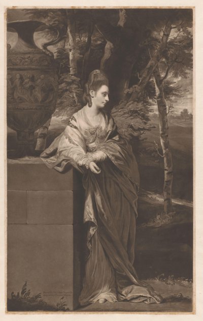 Porträtt av Theresa Parker av Thomas Watson