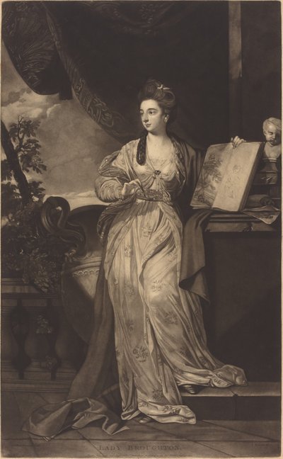 Lady Broughton av Thomas Watson after Sir Joshua Reynolds