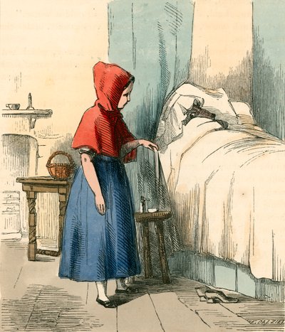 Vid sin mormors säng av Thomas Webster