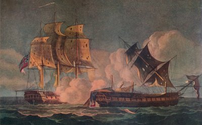 Capture of the Forte, c1800 av Thomas Whitcombe