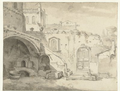 Romersk innergård av Thomas Wijck