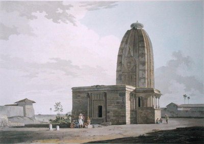 Hindu Temple i Deo, i Bahar, plåt XXIII från 