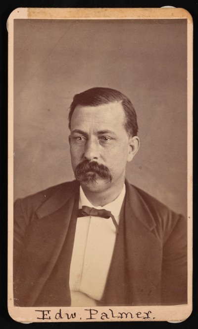 Porträtt av Edward Palmer 1829-1911, före 1900. av Thomas William Smillie