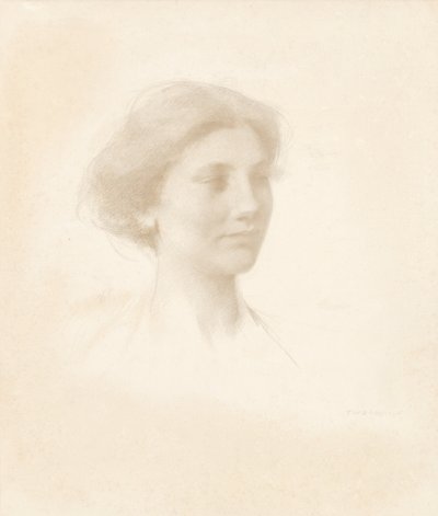 Chef för en flicka av Thomas Wilmer Dewing