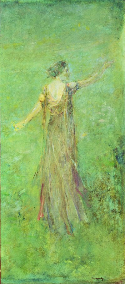 juni, ca 1920 (olja på duk) av Thomas Wilmer Dewing