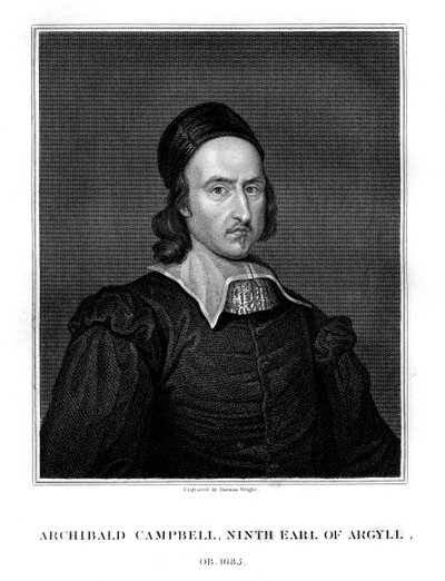 Archibald Campbell, 9:e earl av Argyll, statsman, 1828. av Thomas Wright