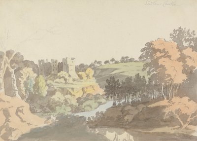 Ludlow slott av Thomas Wright
