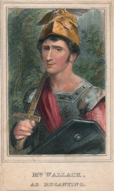 Mr Wallack, som Rugantino, c1820. av Thomas Wright