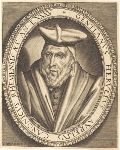 Gentian Hervet, kanon av Reims av Thomas de Leu