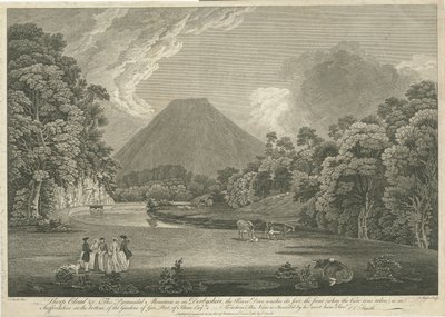 Dovedale - Thorpe Cloud: gravyr, nd [c 1766] (tryck) av Thomas of Derby (after) Smith