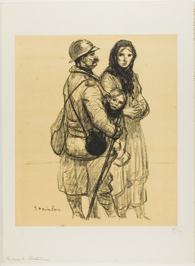 En soldat för Pétain av Théophile Alexandre Pierre Steinlen