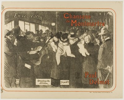 Sånger från Montmartre av Théophile Alexandre Pierre Steinlen