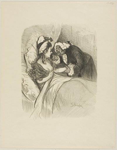 Dame Jacinthe av Théophile Alexandre Pierre Steinlen