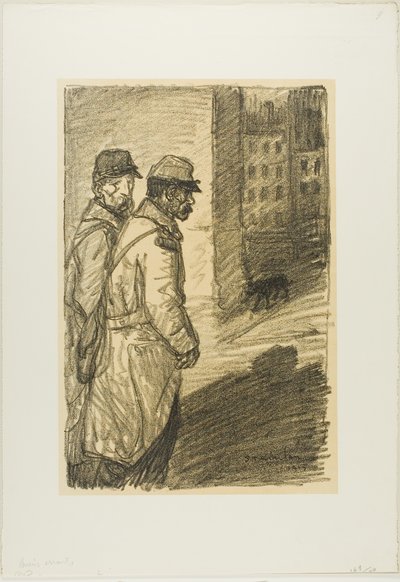 Avvikande hundar av Théophile Alexandre Pierre Steinlen