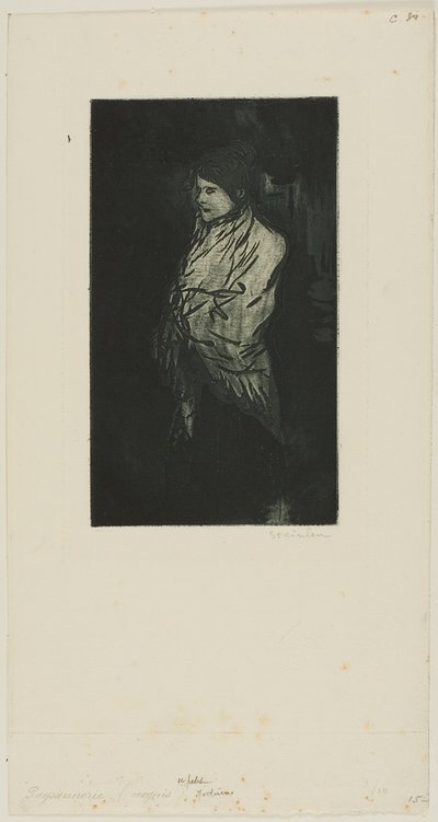 Första lilla nattstycket av Théophile Alexandre Pierre Steinlen