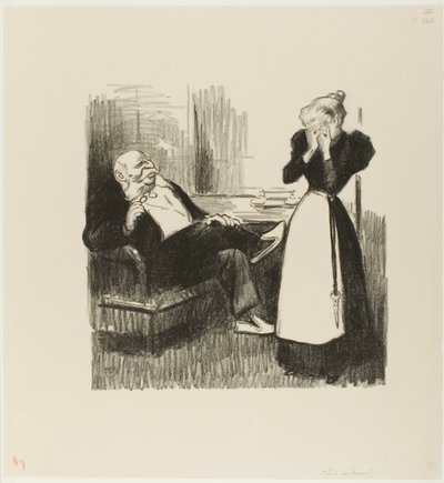 Frihet från arbete av Théophile Alexandre Pierre Steinlen