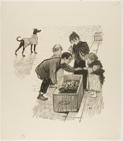 High society! av Théophile Alexandre Pierre Steinlen