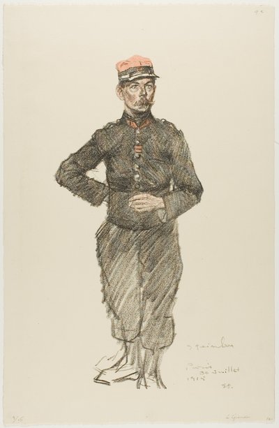 Legionär av Théophile Alexandre Pierre Steinlen