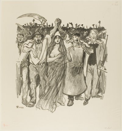 18 mars av Théophile Alexandre Pierre Steinlen