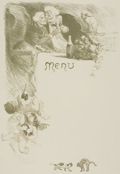 Meny Henriot av Théophile Alexandre Pierre Steinlen