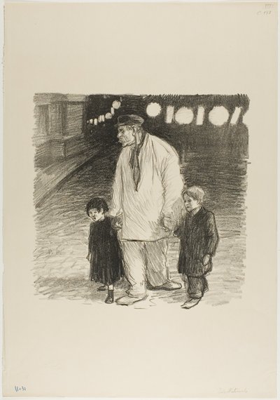 Nationell helgdag av Théophile Alexandre Pierre Steinlen
