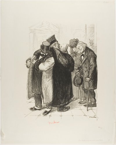 En rånare på lagens sida av Théophile Alexandre Pierre Steinlen