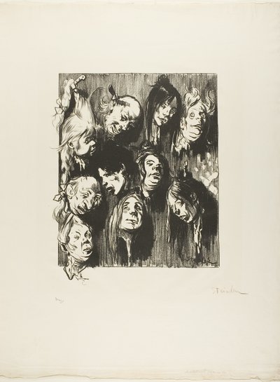 Tio lönnmord för en slant av Théophile Alexandre Pierre Steinlen