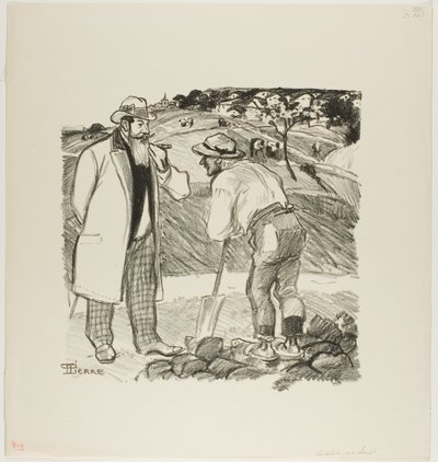 Fältinspektören av Théophile Alexandre Pierre Steinlen