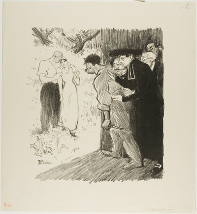 Det sista bakhållet av Théophile Alexandre Pierre Steinlen
