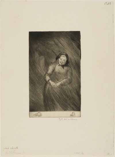 Den gamla chattaren av Théophile Alexandre Pierre Steinlen