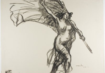 Republiken kallar oss..., platta femton från Actualités av Théophile Alexandre Pierre Steinlen