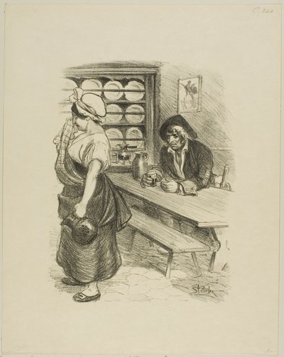 Sjömannens återkomst av Théophile Alexandre Pierre Steinlen