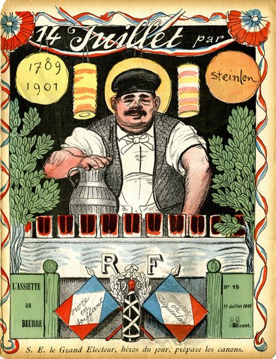 14 juli 1789 - 1901 - teckning av Theophile Alexandre Steinlen av Théophile Alexandre Steinlen