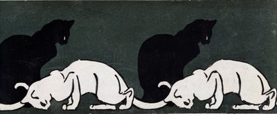 Cats av Steinlen av Théophile Alexandre Steinlen