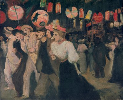 14 juli 1895 i Montmartre Montmartre, 14 juli 1895, 1895. av Théophile Alexandre Steinlen