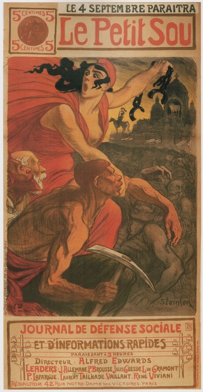 Det lilla öre, 1900 av Théophile Alexandre Steinlen